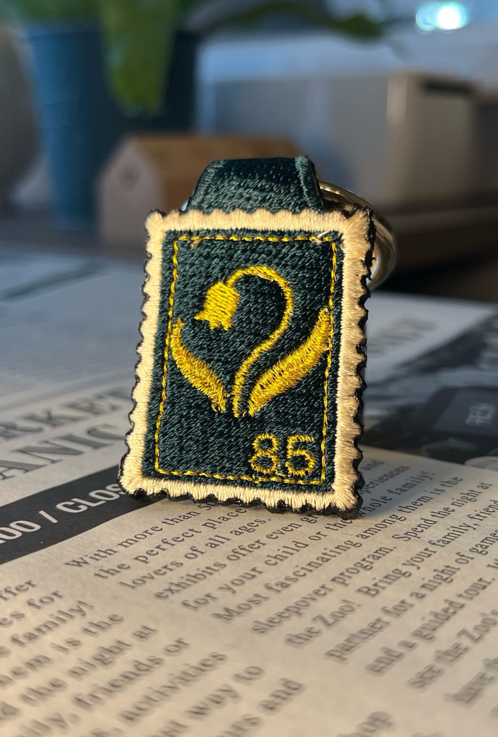 すずらんの刺繍リング - 画像 (2)