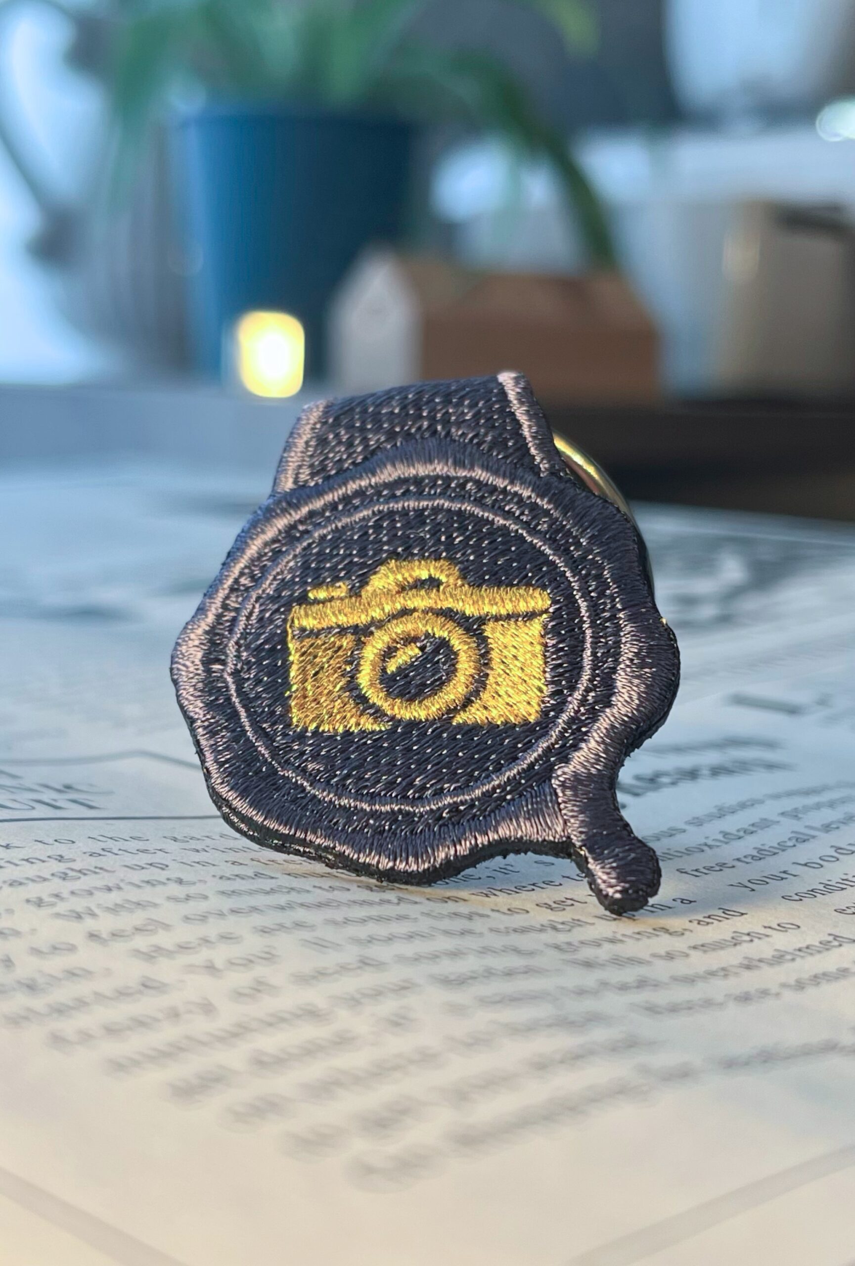 カメラの刺繍リング