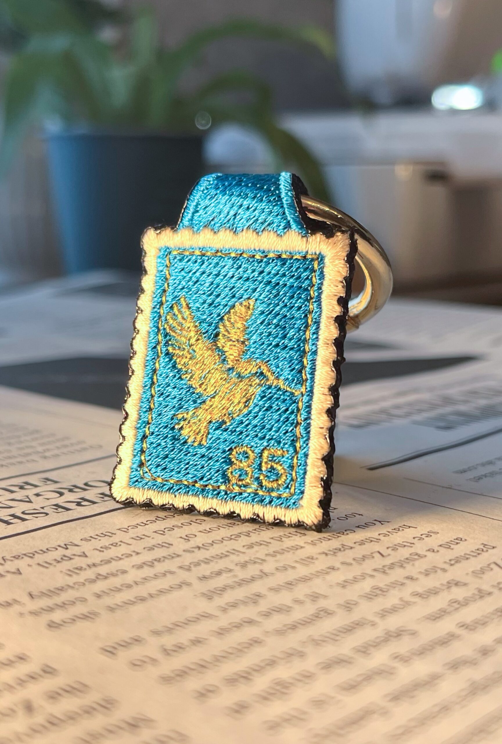 カワセミの刺繍リング - 画像 (3)