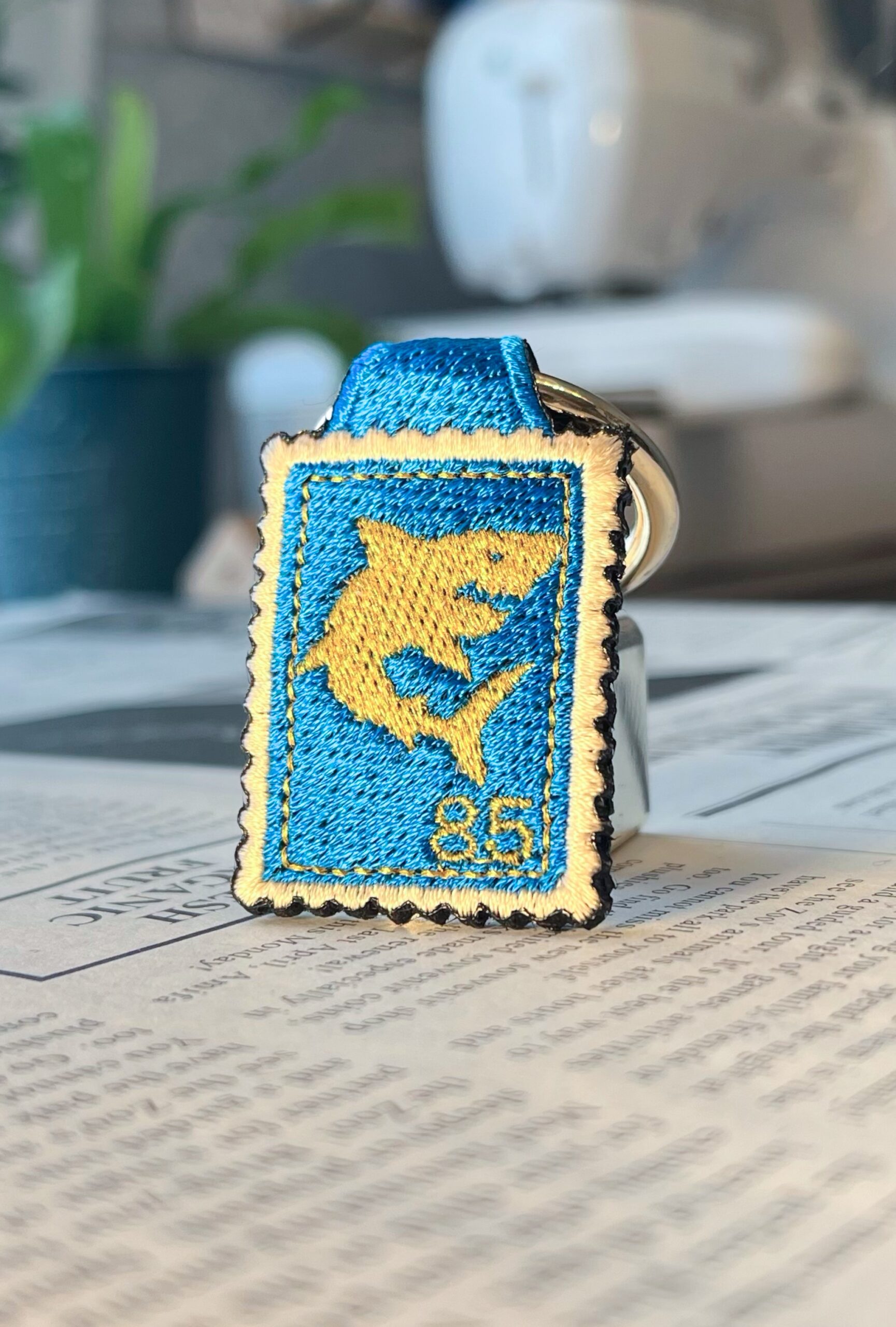 サメの刺繍リング - 画像 (2)