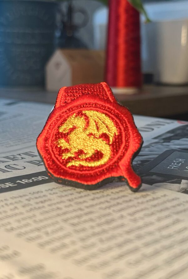 ドラゴンの刺繍リング