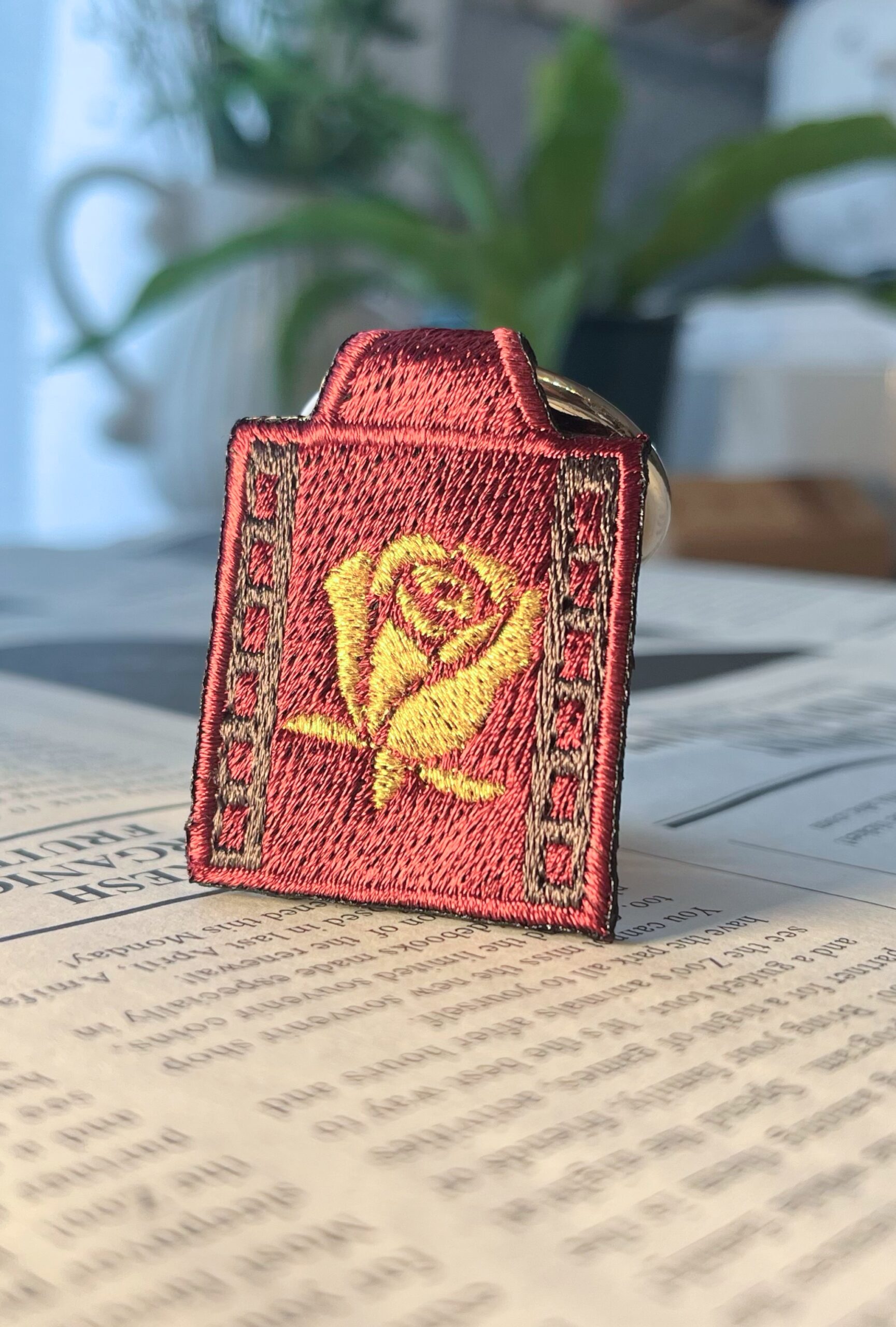 バラの刺繍リング - 画像 (3)