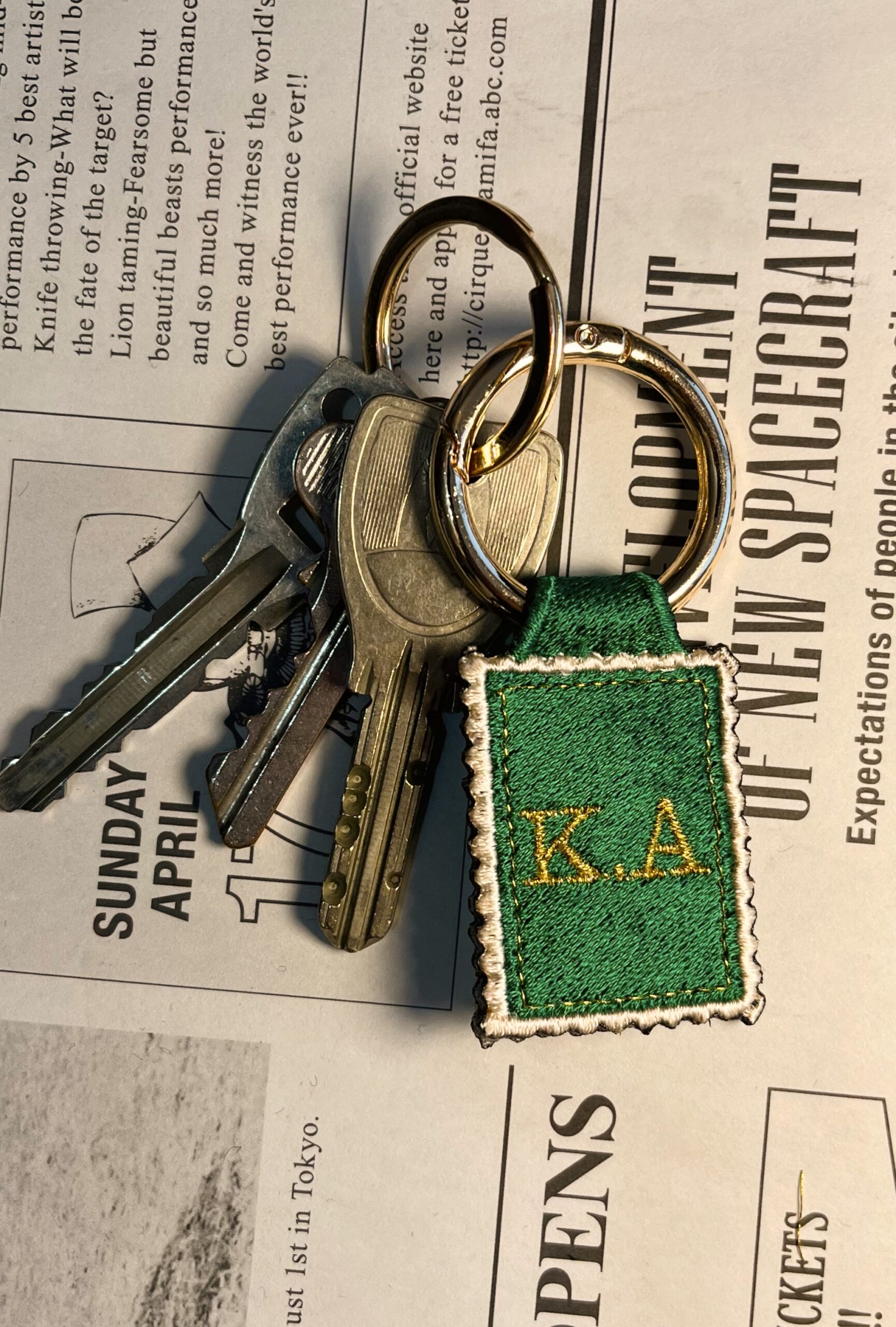 八咫烏の刺繍リング - 画像 (6)