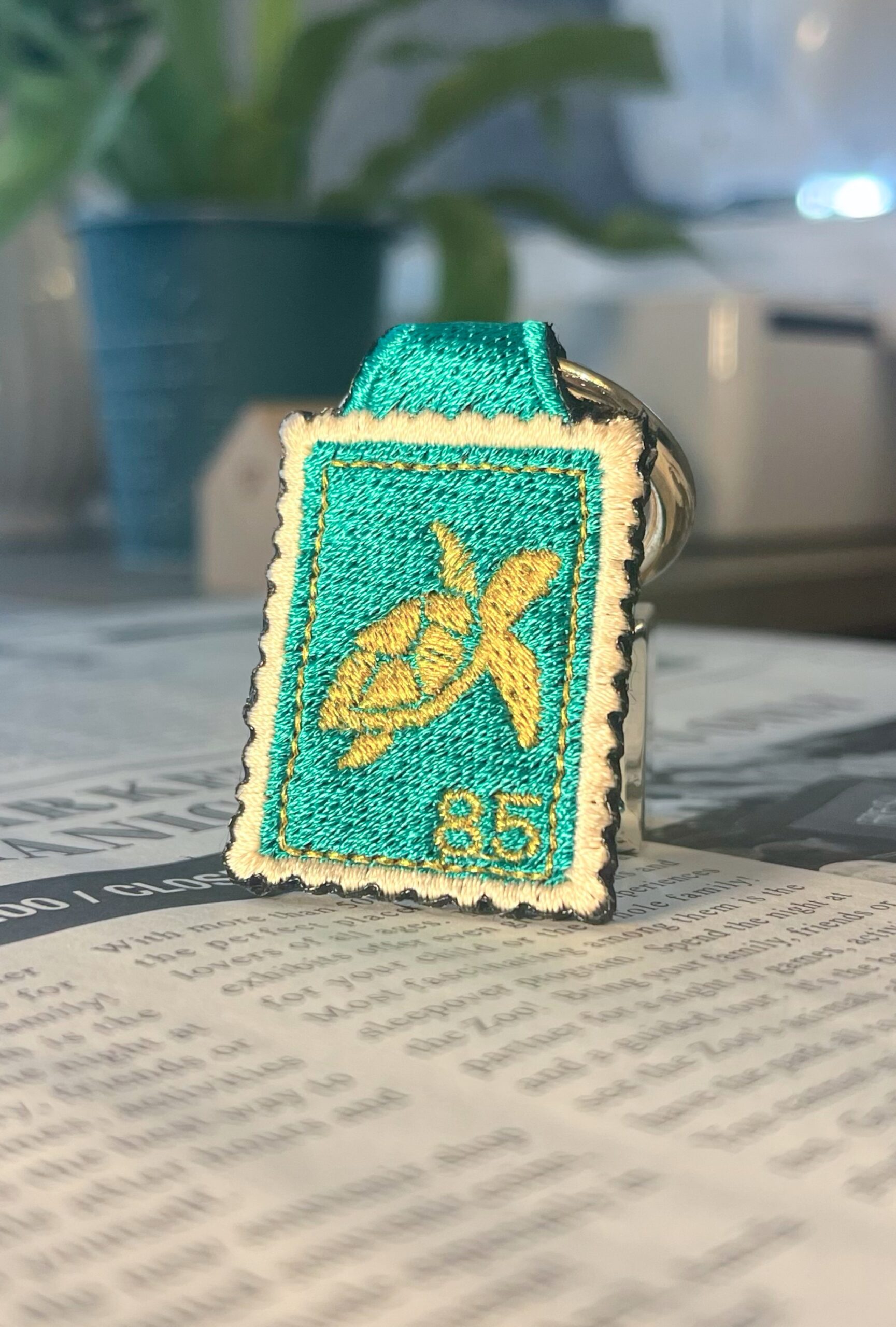 カメの刺繍リング - 画像 (2)