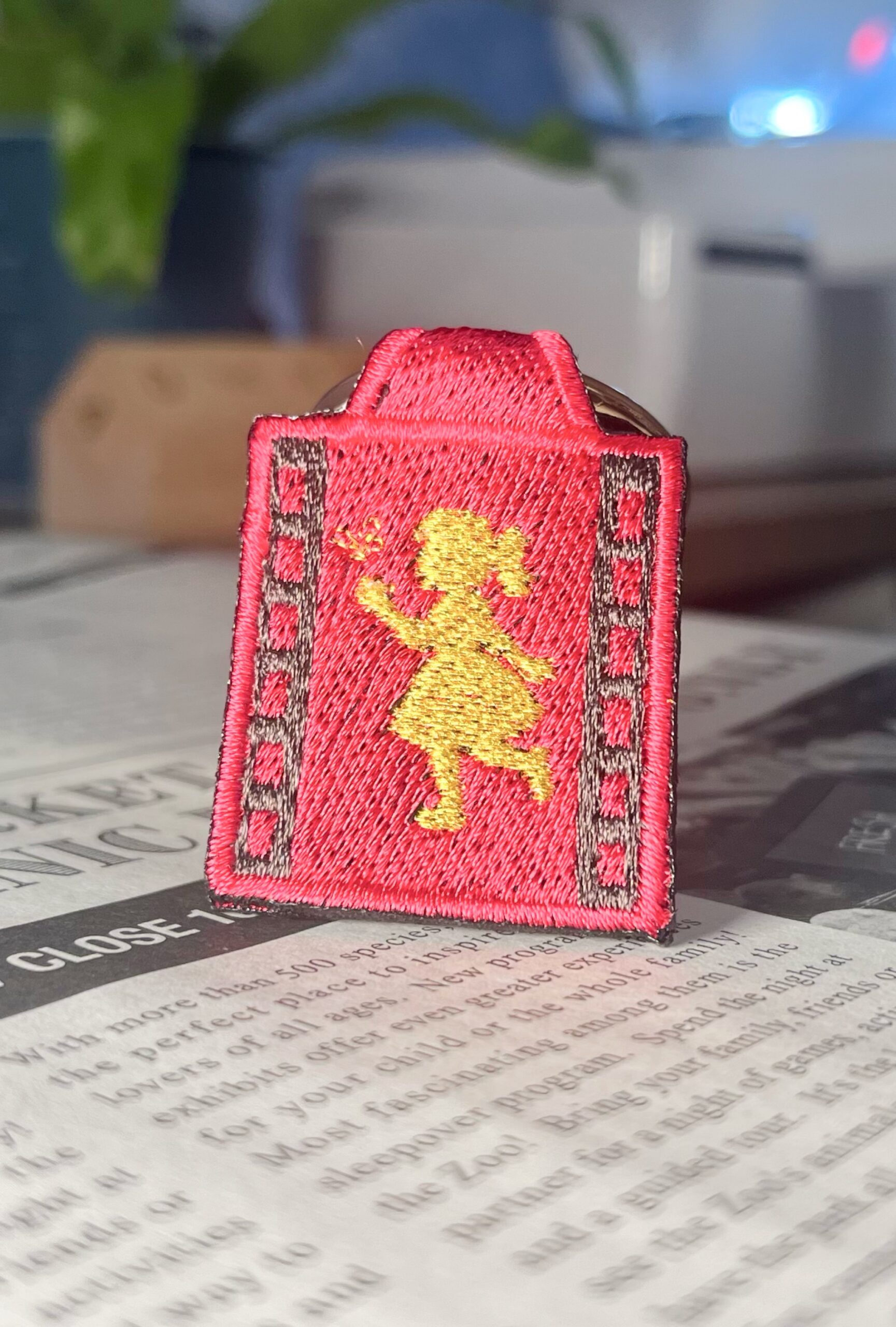 蝶と少女の刺繍リング - 画像 (3)