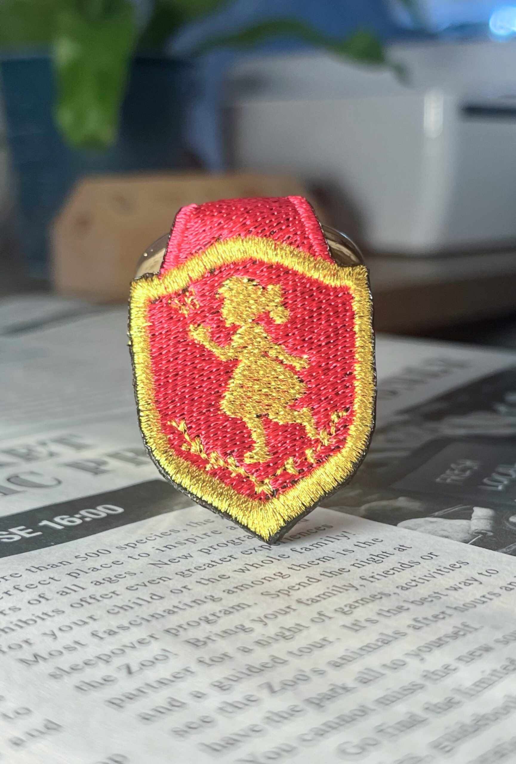 蝶と少女の刺繍リング - 画像 (4)