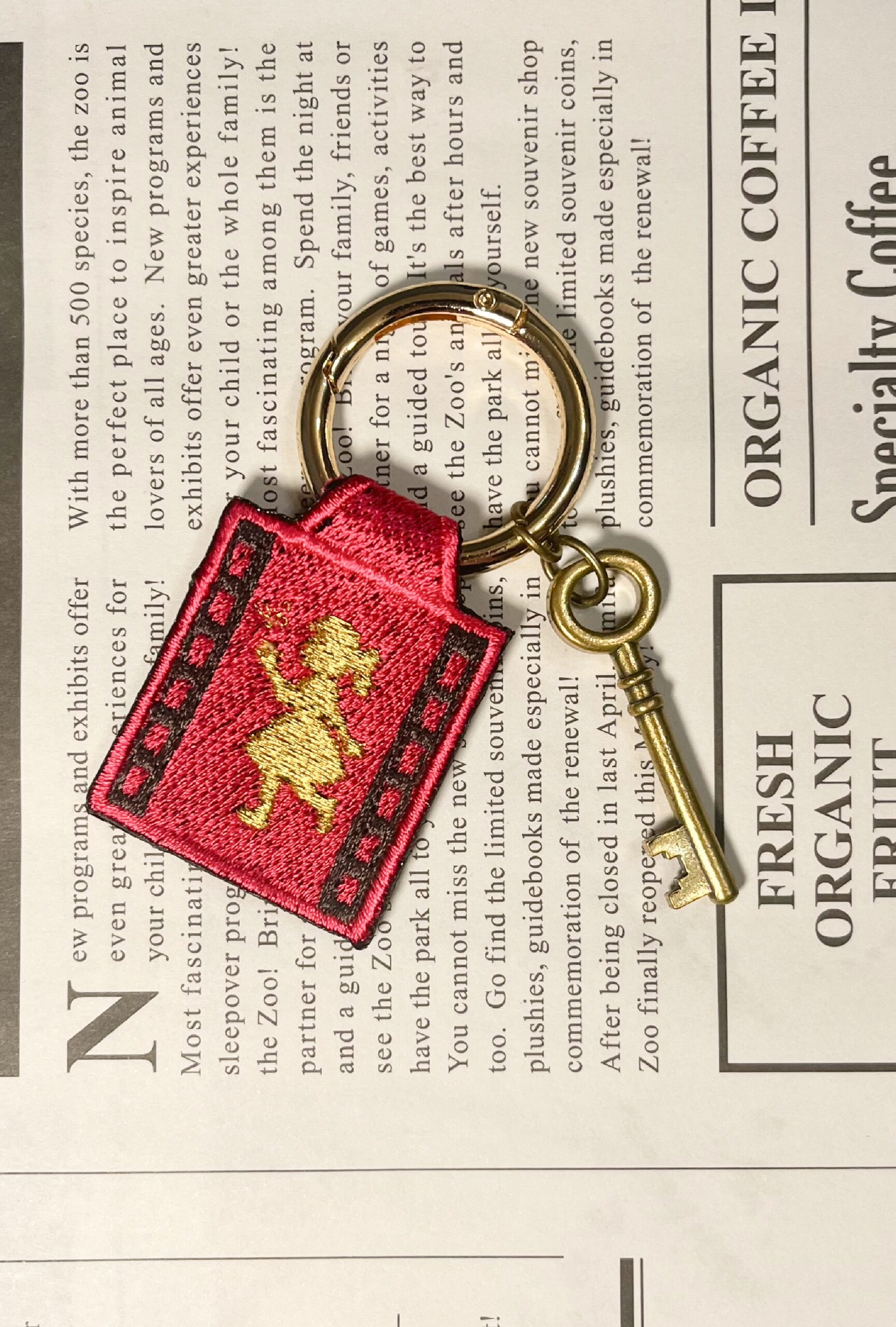 蝶と少女の刺繍リング - 画像 (5)