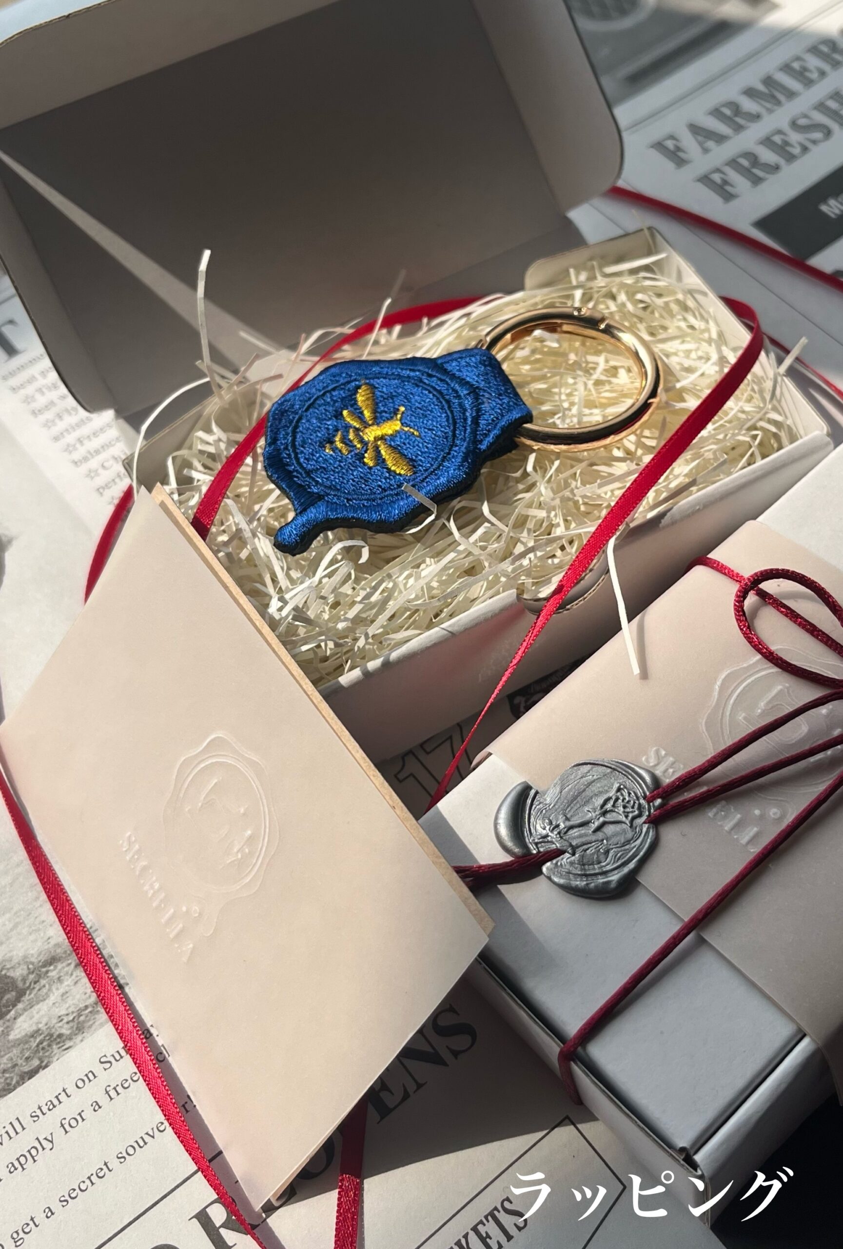 幸運を呼ぶ蝶の刺繍リング - 画像 (4)