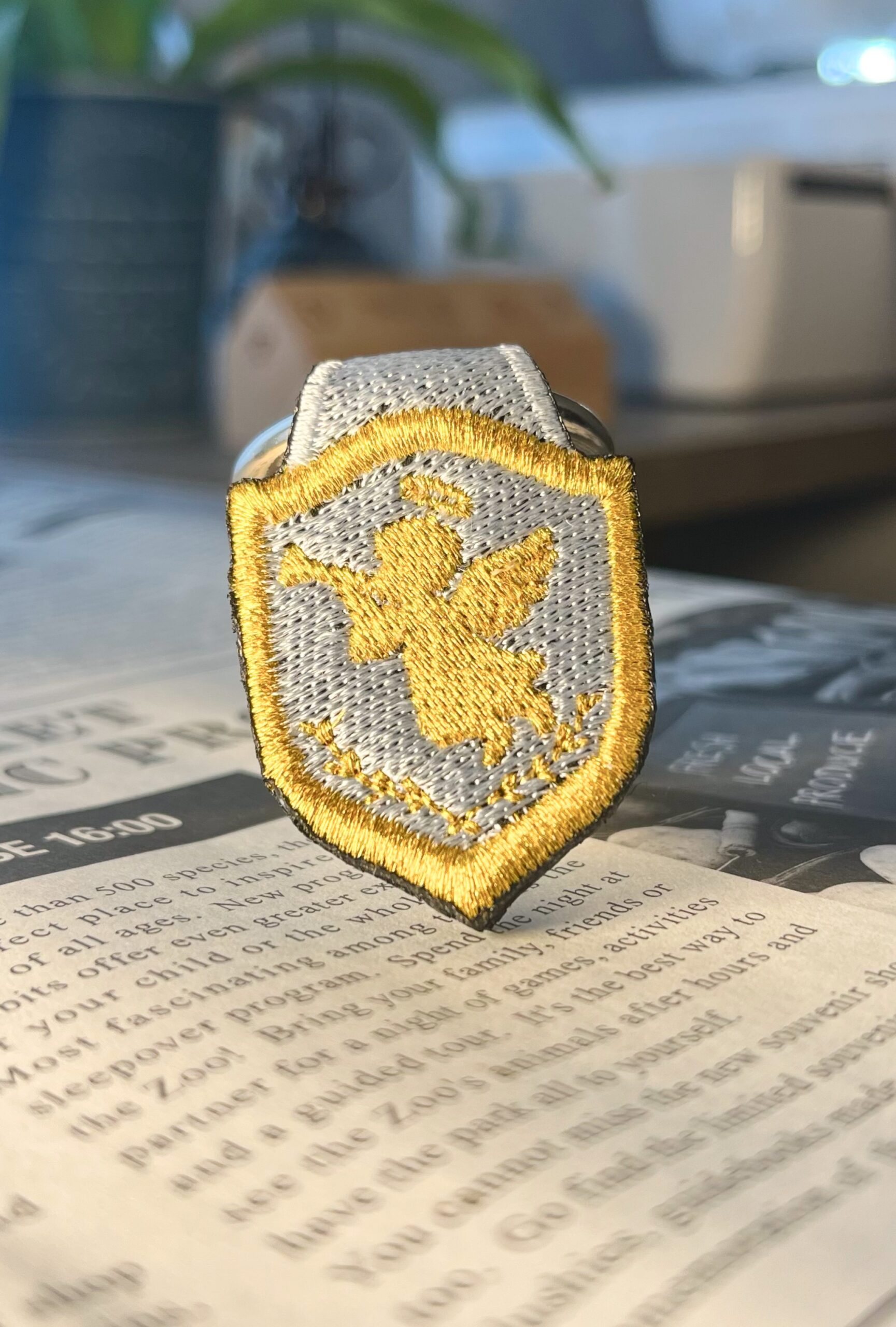 天使の刺繍リング - 画像 (4)