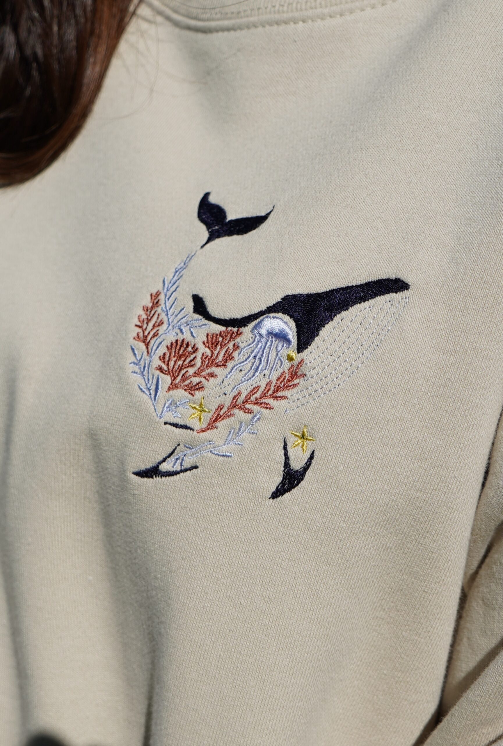 くじらと珊瑚のスウェット - 画像 (2)