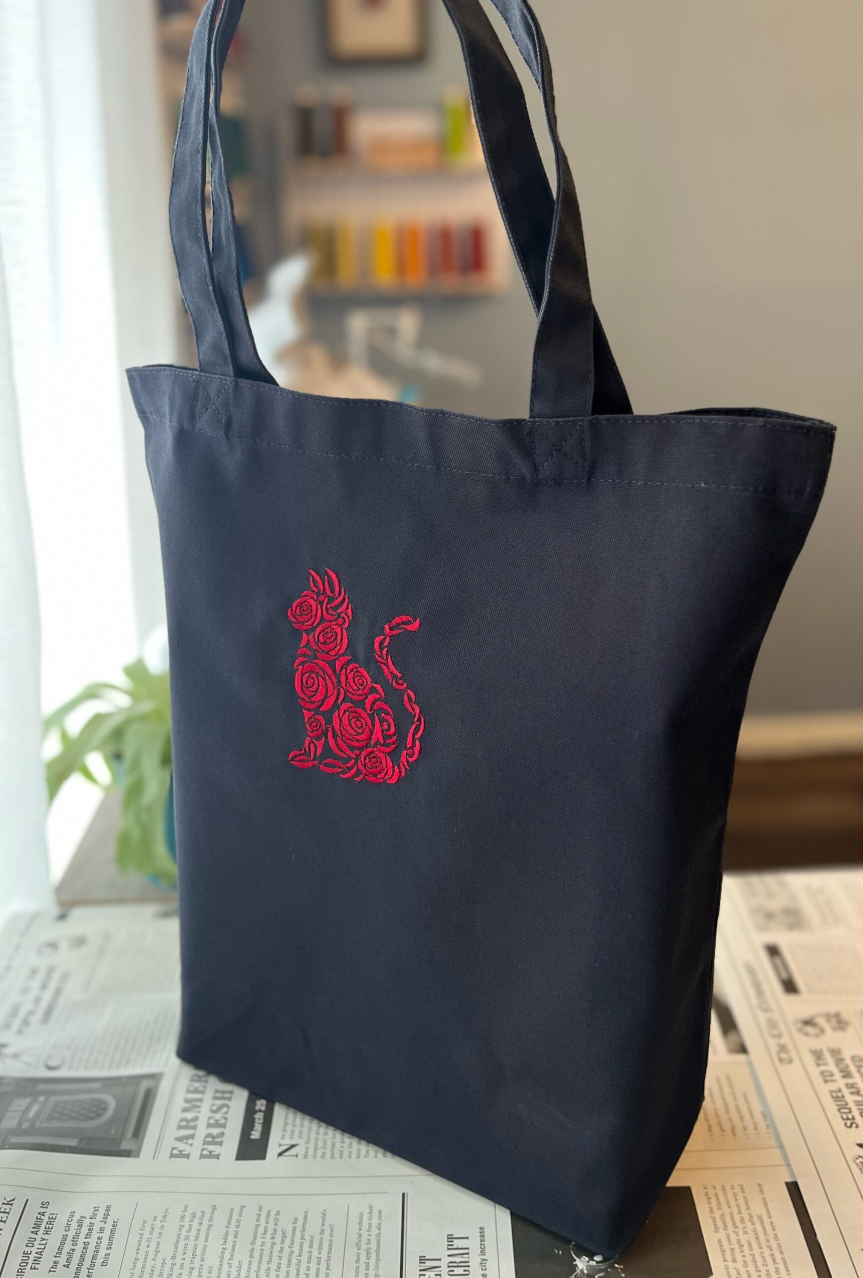 ローズキャットトート