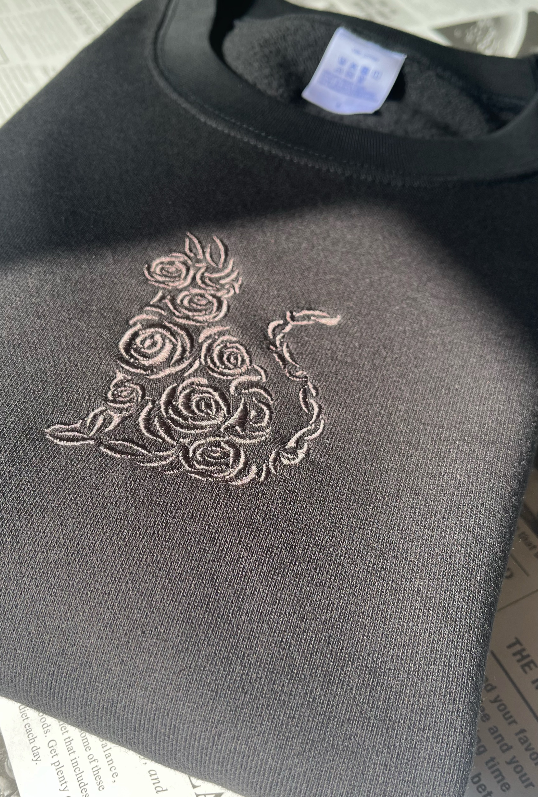 ローズキャットのスウェット(W/B) - 画像 (6)